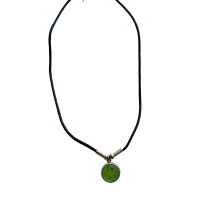 Ketting YinYang Groen/Blauw