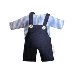 Vis Ta Vie Salopette crav jeans Poppen tuinbroek