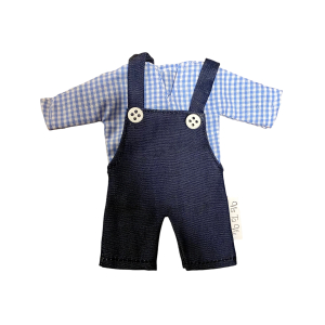 Vis Ta Vie Salopette crav jeans Poppen tuinbroek Vis Ta Vie Salopette crav jeans Poppen tuinbroek