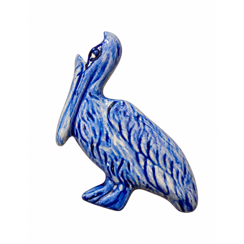 Koelkast magneet Delfs blauw Pelikaan 