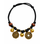 Armband met Geluksmunten en Belletjes