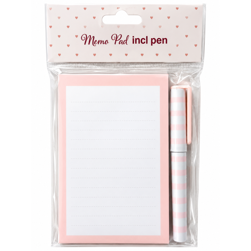 Memo blok inclusief Pen
