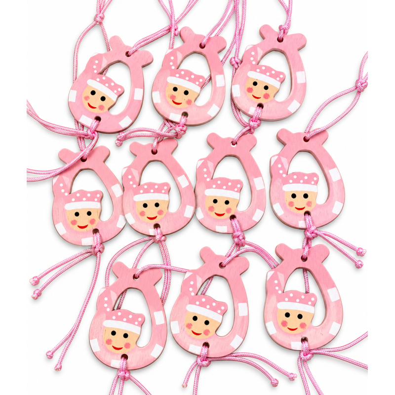 Gelukshanger Baby Meisje 10 stuks