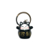 Sleutelhanger Lucky Cat met belletje in 4 kleuren 
