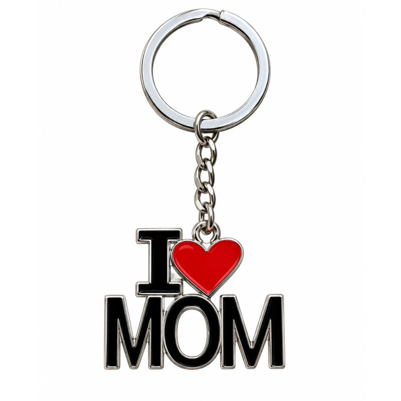 Sleutelhanger I love Mom 