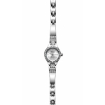 Schakel Horloge Chaoya Zilverkleurig met Steentjes Stainless Steel