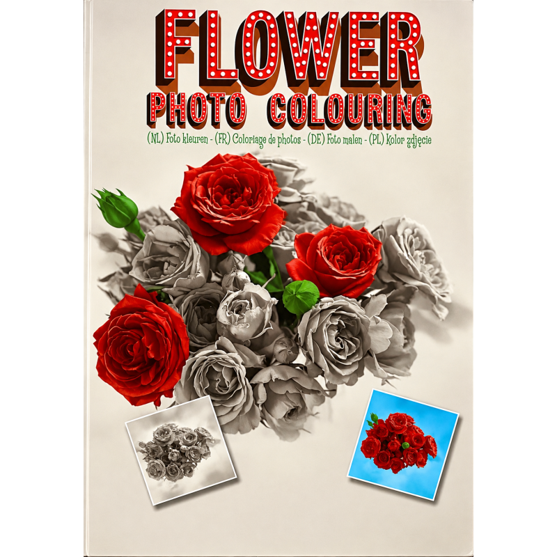 Foto kleurboek Bloemen 