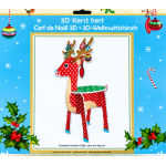 3D Kerst Rendier knutselen 