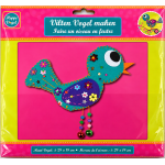 Hippe vogel, Vilten vogel maken Mint-Groen