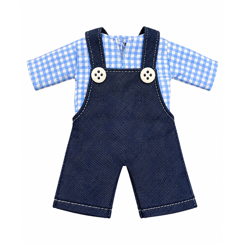 Vis Ta Vie Salopette crav jeans Poppen tuinbroek