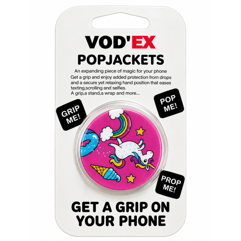 Universele Telefoonhouder Grip Unicorn Roze