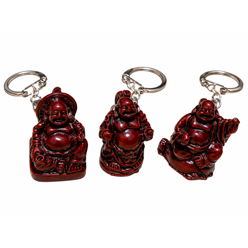 Sleutelhanger Boeddha Rood
