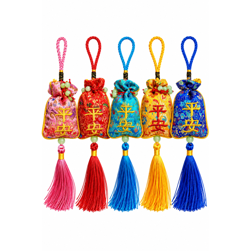 Feng Shui Geluksbuidel in 5 kleuren