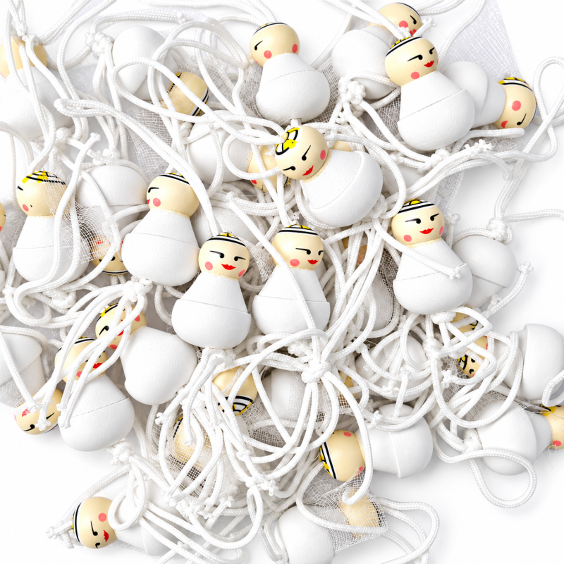 Gelukspoppetjes Bruid 10 stuks
