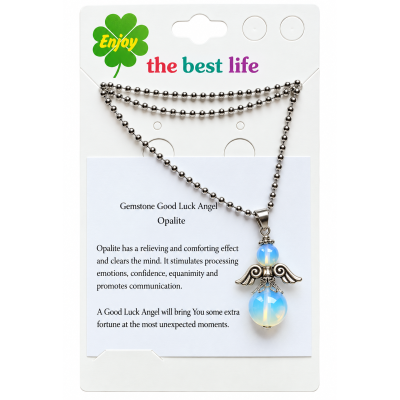 Ketting Good Luck Angel Opaline