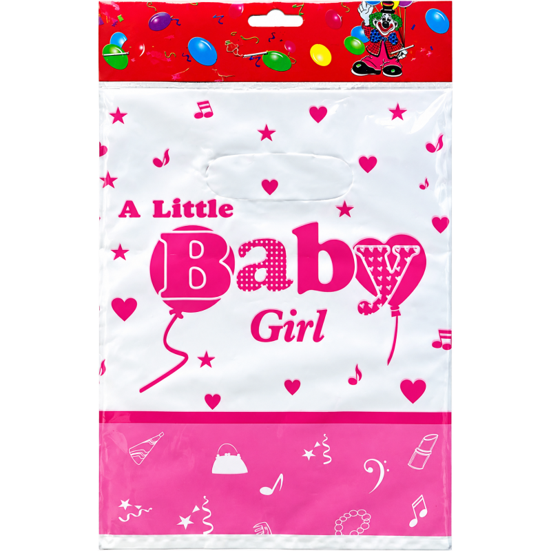 Uitdeelzakjes Baby girl 10 stuks