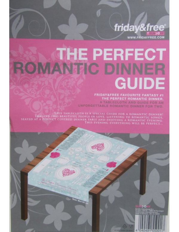 The perfect romantic dinner guide, tafelkleed