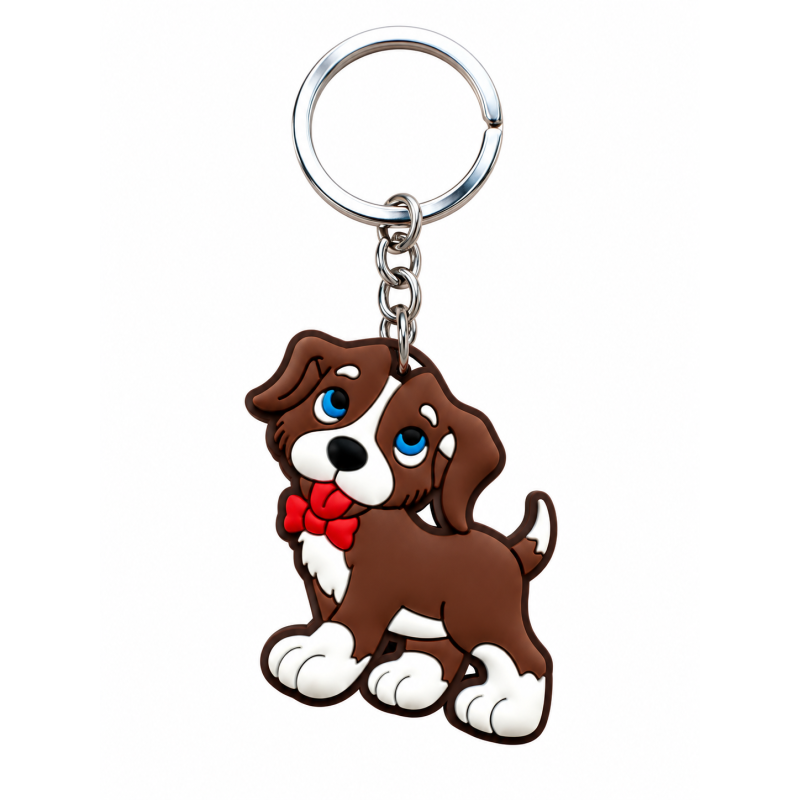 Sleutelhanger Hondje Bruin