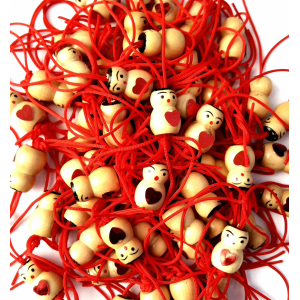 Gelukspoppetjes Liefde Hartje 10 stuks Gelukspoppetjes Liefde Hartje 10 stuks