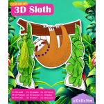 Kleur je eigen 3D Luiaard