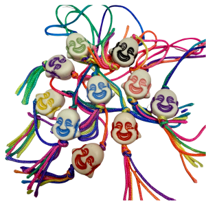 Gelukspoppetjes Happy Boeddha 10 stuks Gelukspoppetjes Happy Boeddha 10 stuks