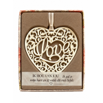 H&&H Inspirerende woorden hanger, Love, Hart