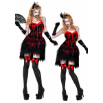 Verkleed kostuum "Zombie burlesque" Smiffys Fever Serious Fun Maat S