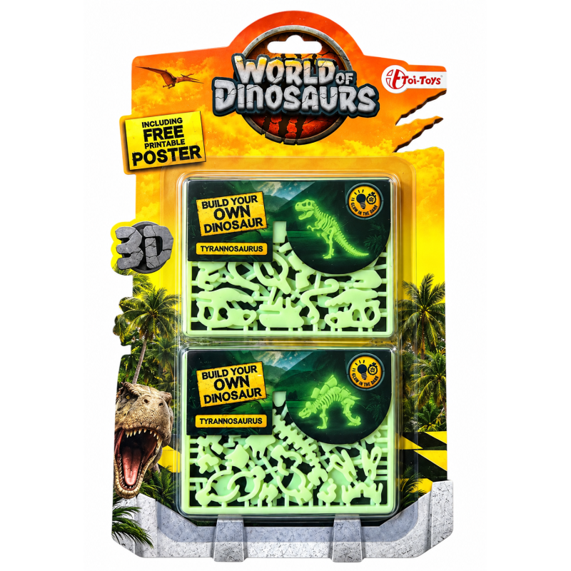 Toy-Toys World of dinosaurs Glow in the dark