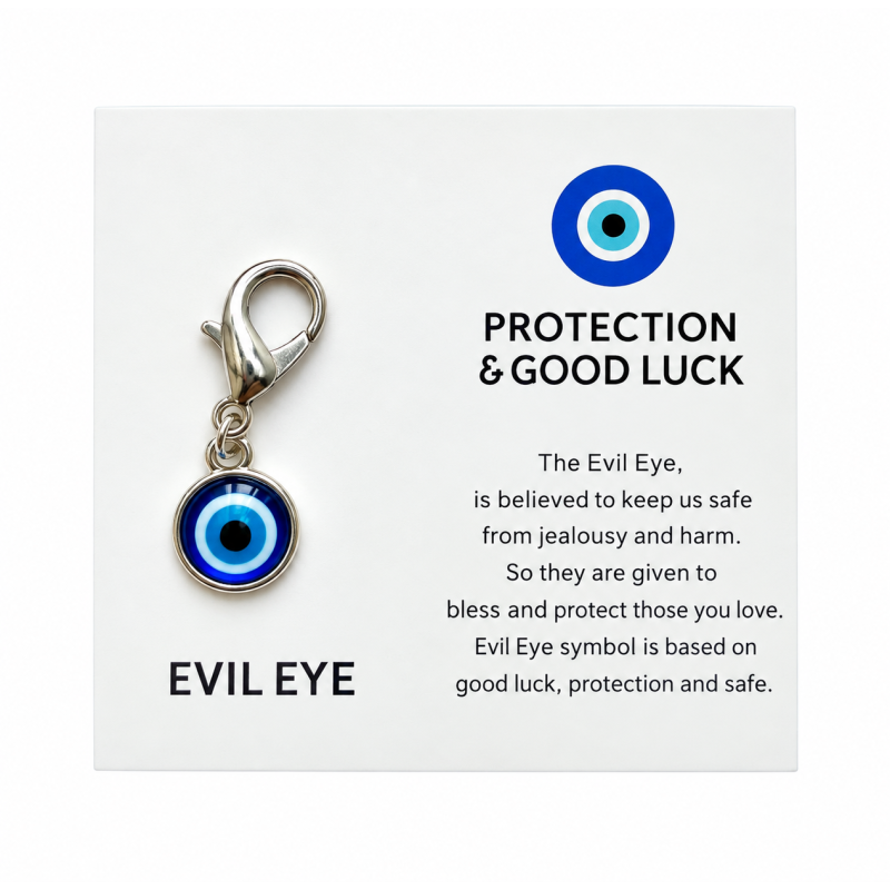 Pocket Hug met sleutelhanger Boze oog