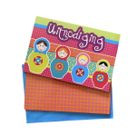 5 Dubbele Matroesjka Uitnodigingskaarten