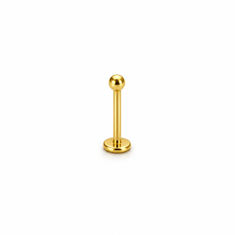 Labret Piercing Ball Mini Goudkleurig