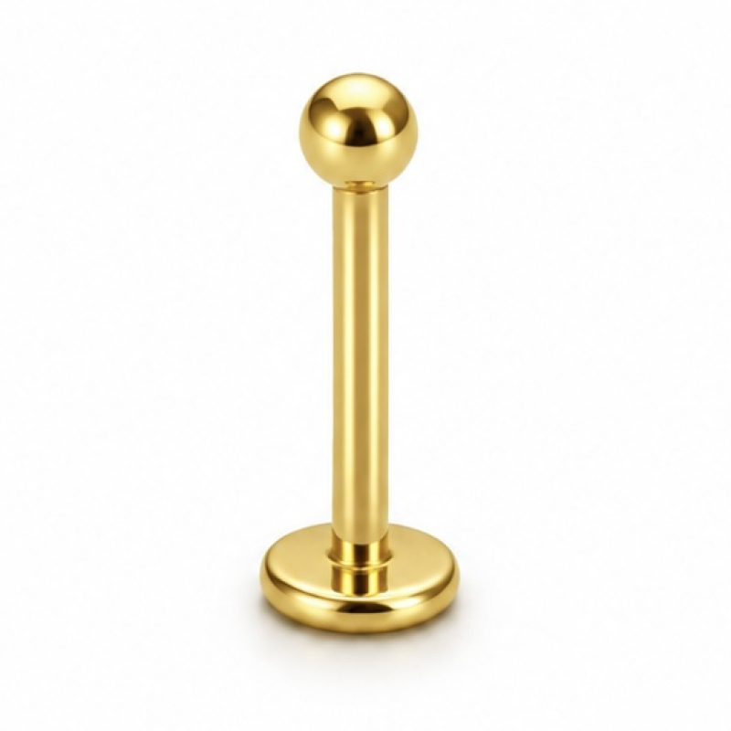 Labret Piercing Ball Mini Goudkleurig