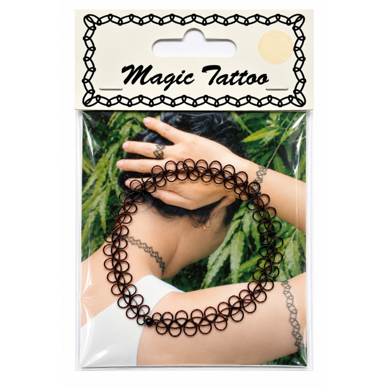 Magic Tattoo ketting Zwart