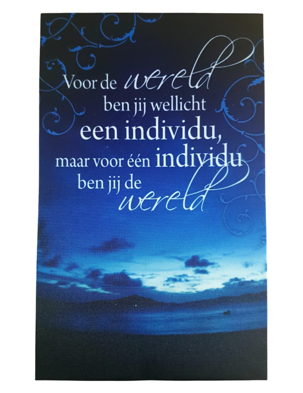 Canvas Voor de wereld