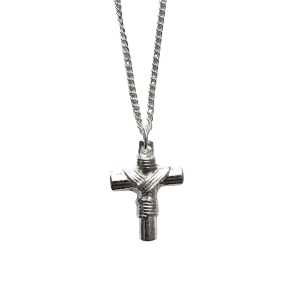 Ketting met Kruisje Zilverkleurig Ketting met Kruisje Zilverkleurig