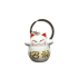 Sleutelhanger Lucky Cat met belletje in 4 kleuren 