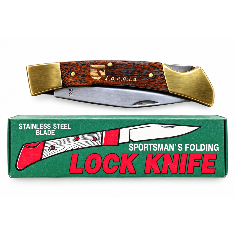 Sportsman's Folding Lock Knife Stainless steel