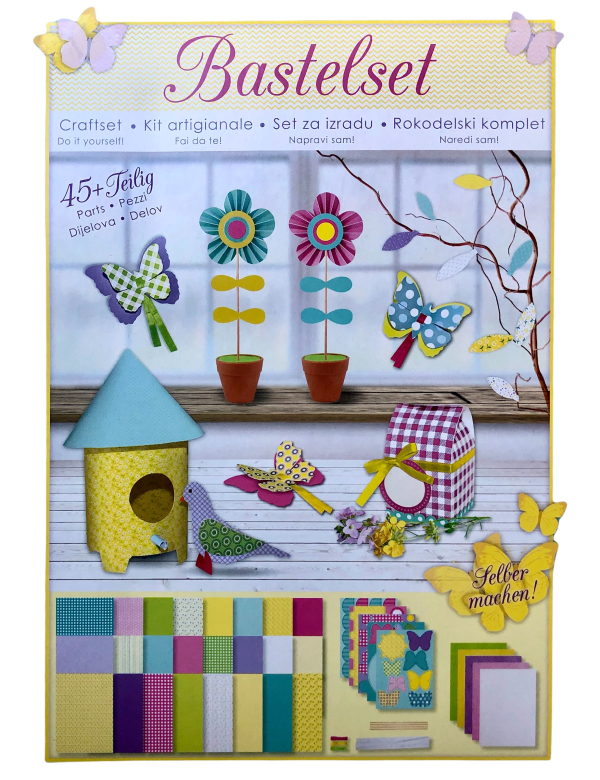 45 delig Craftset Do it yourself Vlinders