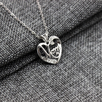 Ketting met Hart hanger "MOM" 