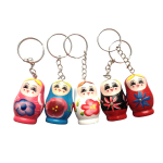 Sleutelhanger Matroesjka in diverse kleuren