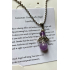 Ketting Good luck Angel in Amethist of Opaline