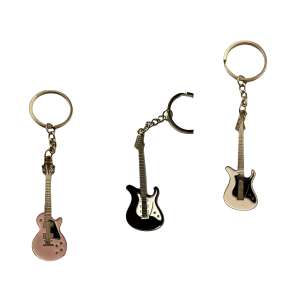 Sleutelhanger Gitaar in 3 kleuren Sleutelhanger Gitaar in 3 kleuren