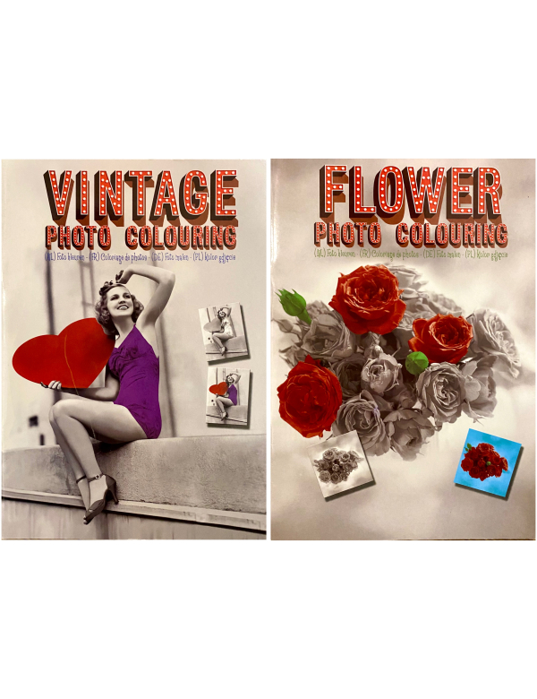 Foto Kleurboek Vintage of Flowers