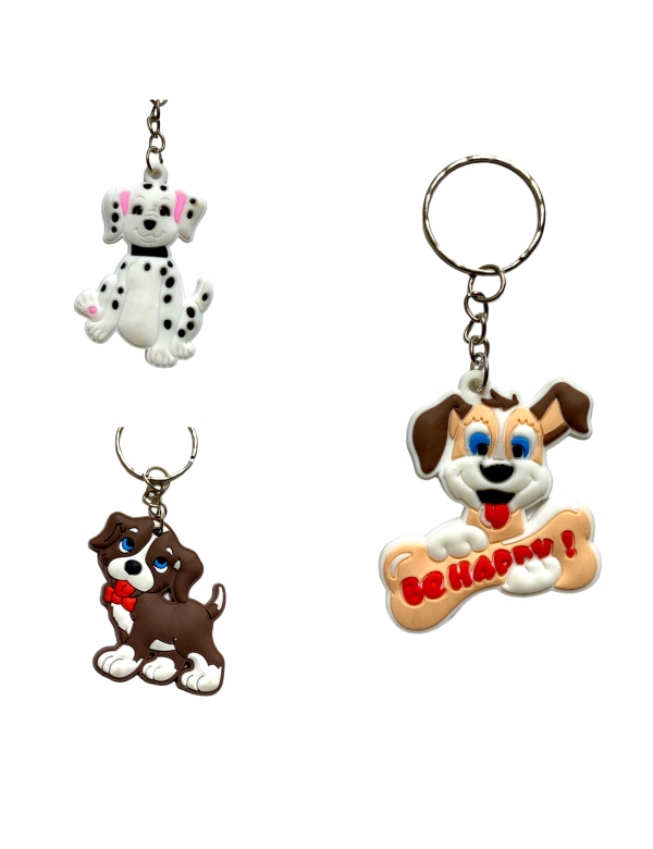 Sleutelhanger Hondje in 3 designs