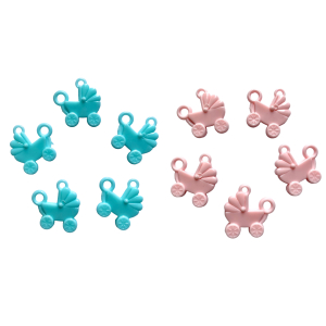 Geboorte hangers Kinderwagen Roze of Blauw 5 stuks Geboorte hangers Kinderwagen Roze of Blauw 5 stuks