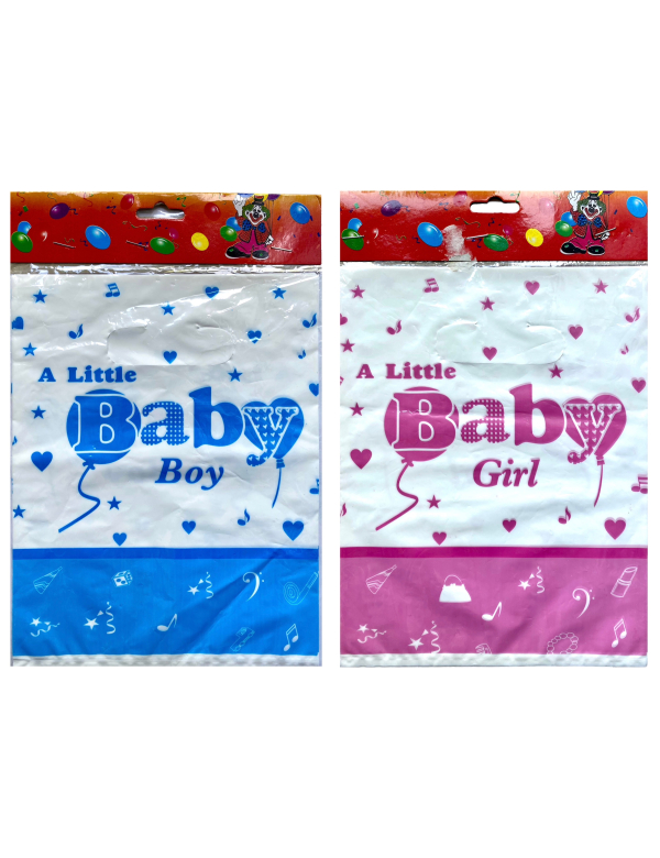 Uitdeelzakjes Baby girl of Baby boy 10 stuks