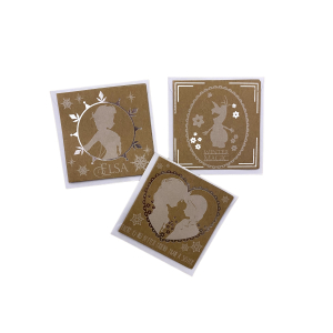 Disney Frozen, 12 kaarten met folieprint en enveloppen Disney Frozen, 12 kaarten met folieprint en enveloppen