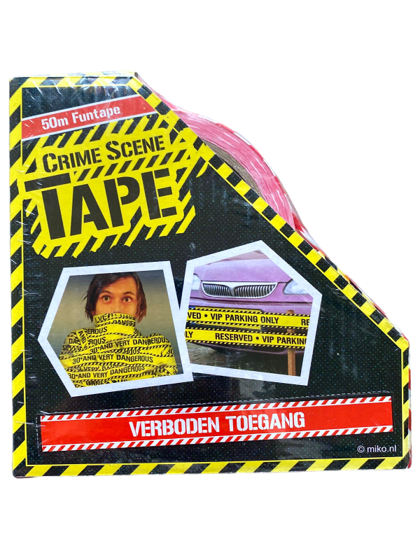 Funtape, Crime Scene Tape, Markeerlint "Verboden Toegang" 50M