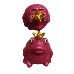 Pomme Pidou kikker Frida Queen Glitter Spaarpot 