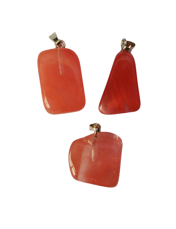 Edelsteen hanger Kwarts Cherry 